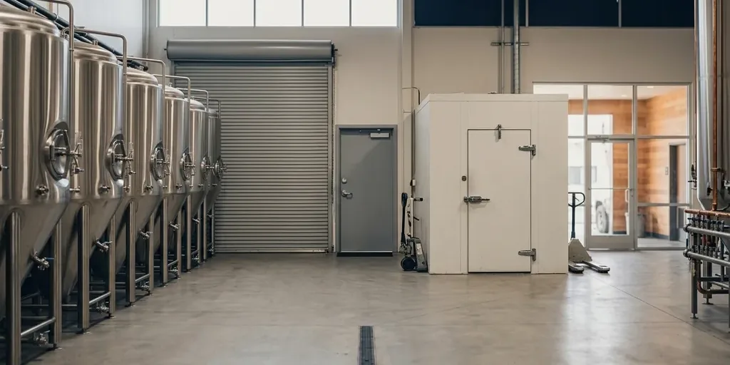 Doors and hardware in breweries and tasting rooms