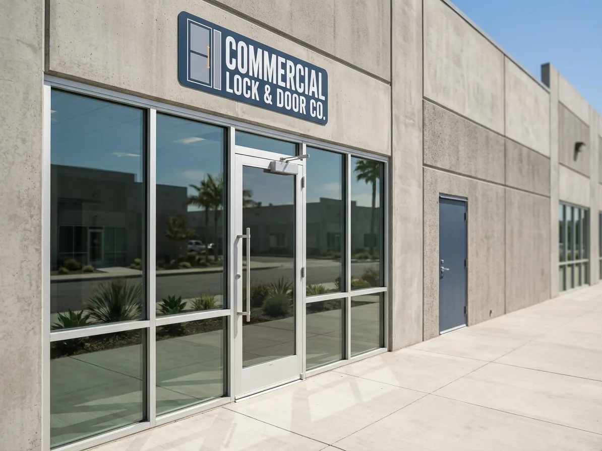 Commercial storefront and hollow metal doors serviced across San Diego County