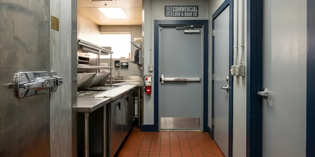 Doors and hardware in restaurants and bars