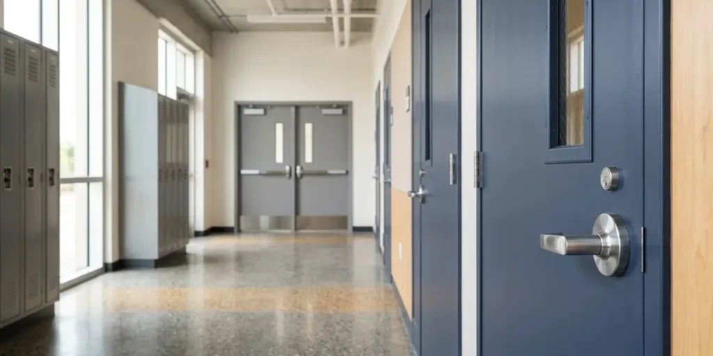 Doors and hardware in schools and universities